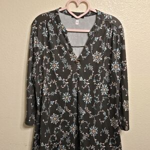 Floral Patterned Blouse